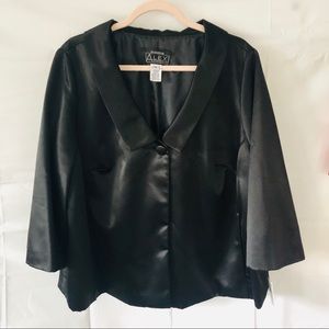 NWT Alex Evenings Bell Sleeve Pockets Jacket Sz 1X
